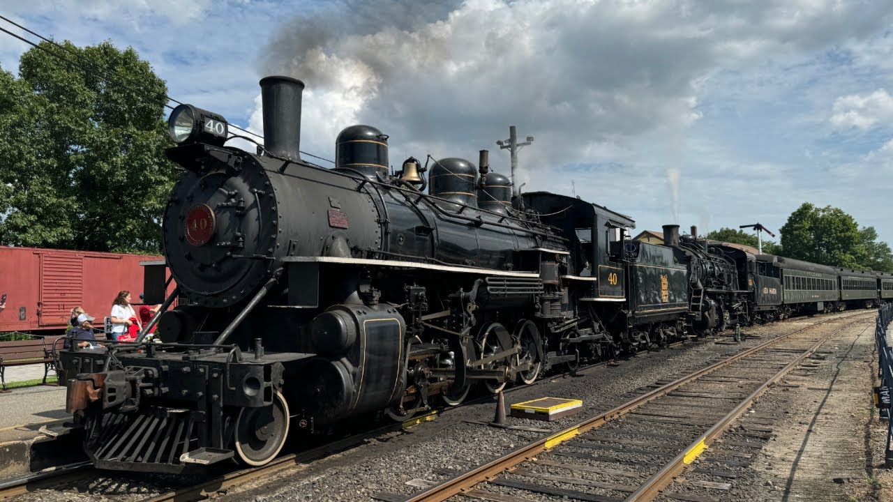 Doubleheaded Mikados at the Essex Steam Train