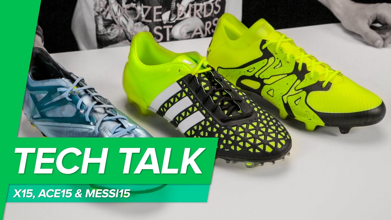 adidas X15, Ace15 & Messi15 Tech Talk | The new setup as worn by Messi, Suarez, Alonso and many more
