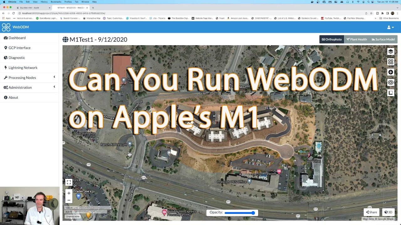 Installing WebODM on M1 Mac Mini - 2D and 3D Modeling with the M1