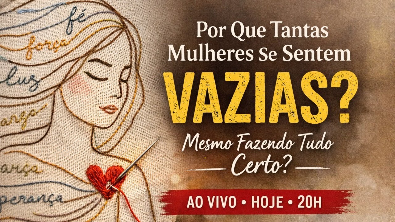 Por que tantas mulheres estão exaustas por dentro? | Bordar Para Curar – Live