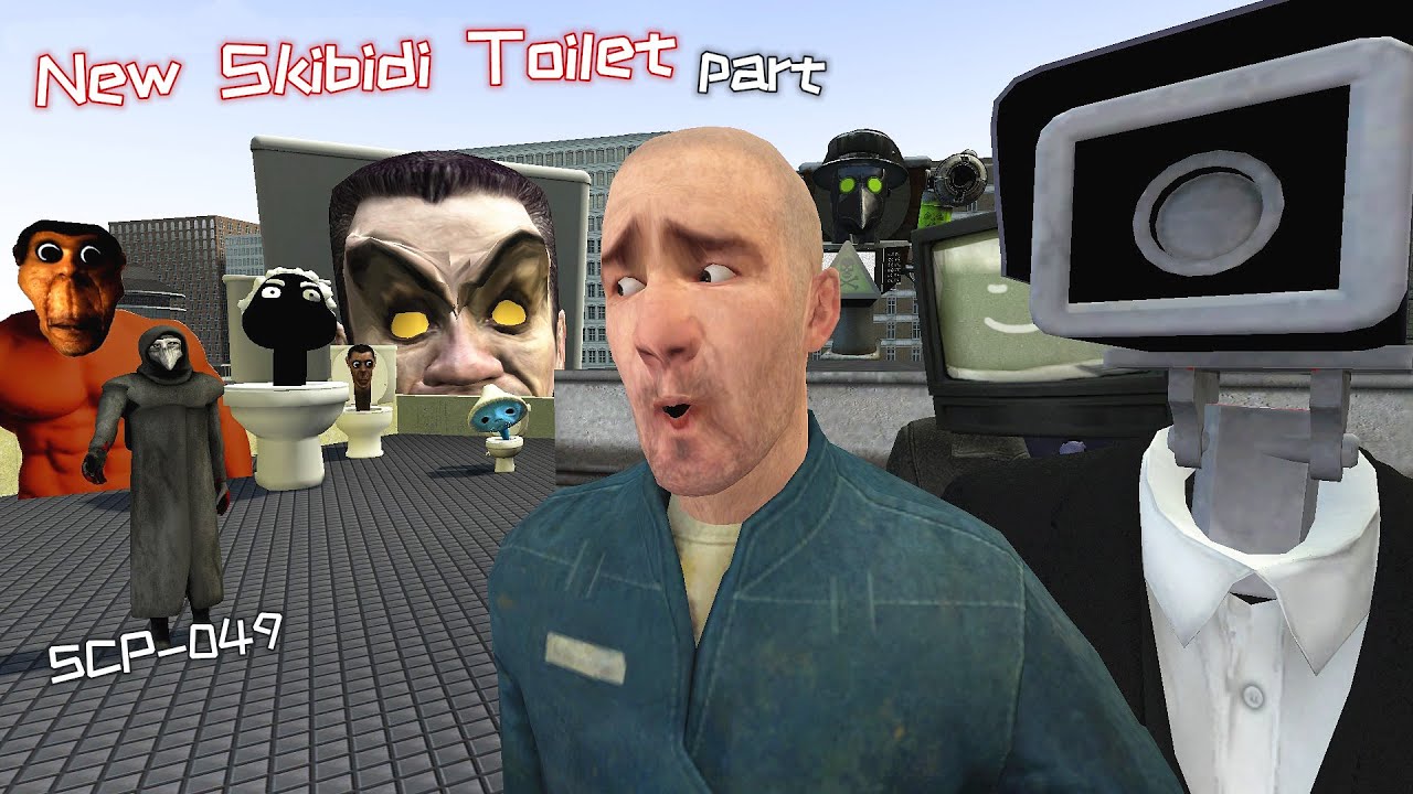 New Skibidi Toilets and Obunga vs Cameraman,TV Man and Scp-049 collection-(Garry's Mod Animation)