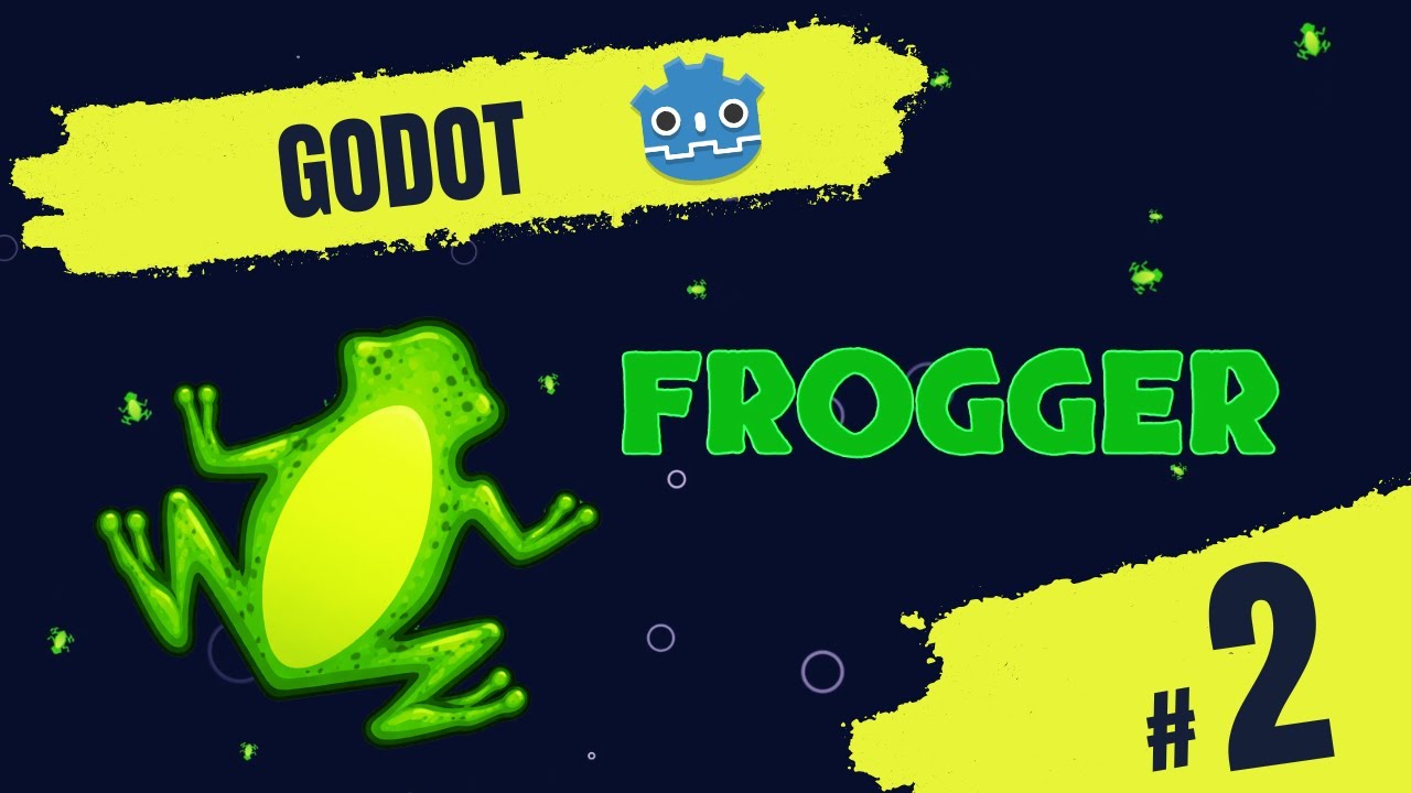 Создайте Frogger с Godot 4.5+ # 02 Сцена с лягушкой