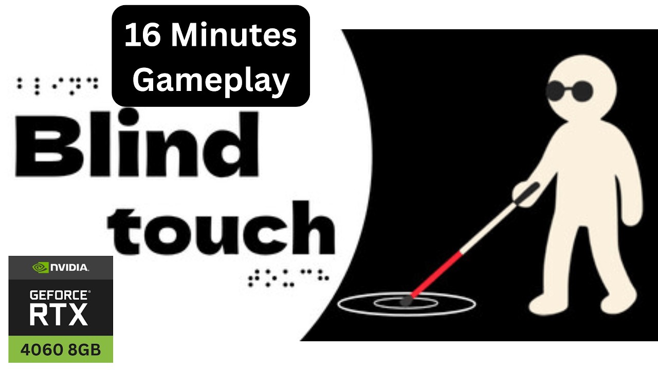 How blind people navigate through darkness GAME! | Blind Touch Gameplay Demo
