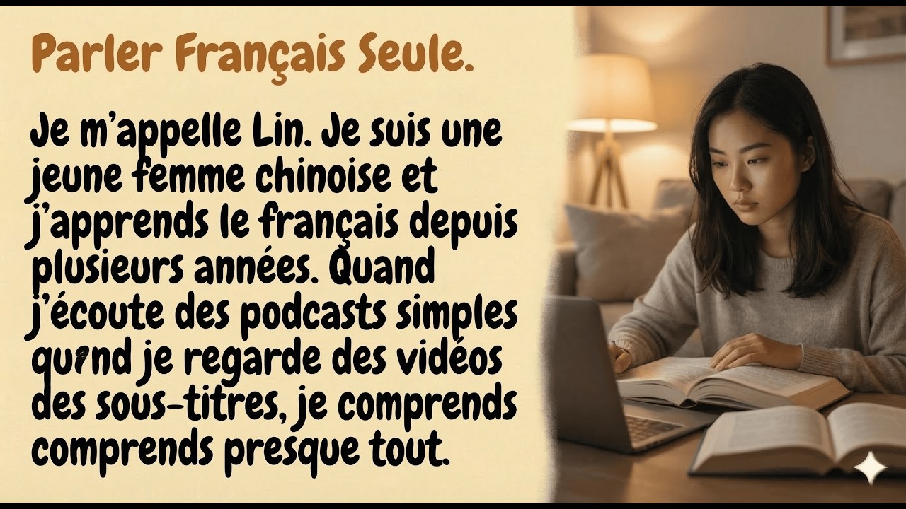 Comment J’ai Amélioré mon Français Sans Professeur | French  Listening Practice (B1)