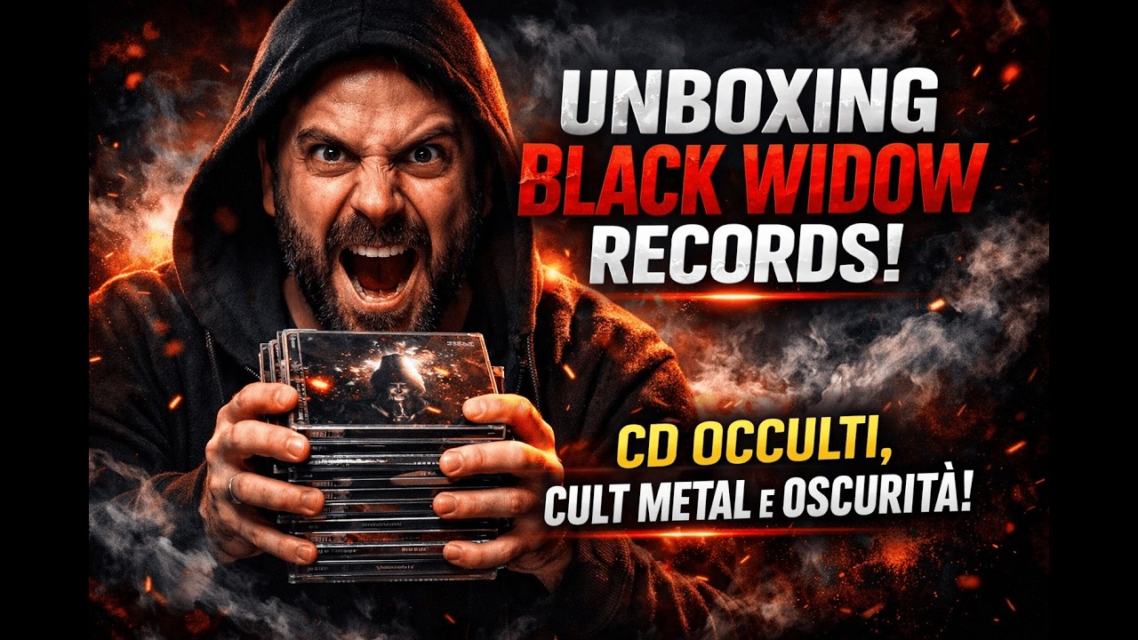 Unboxing Black Widow Records: cd Occulti, Cult Metal e Oscurità in Edizione Limitata