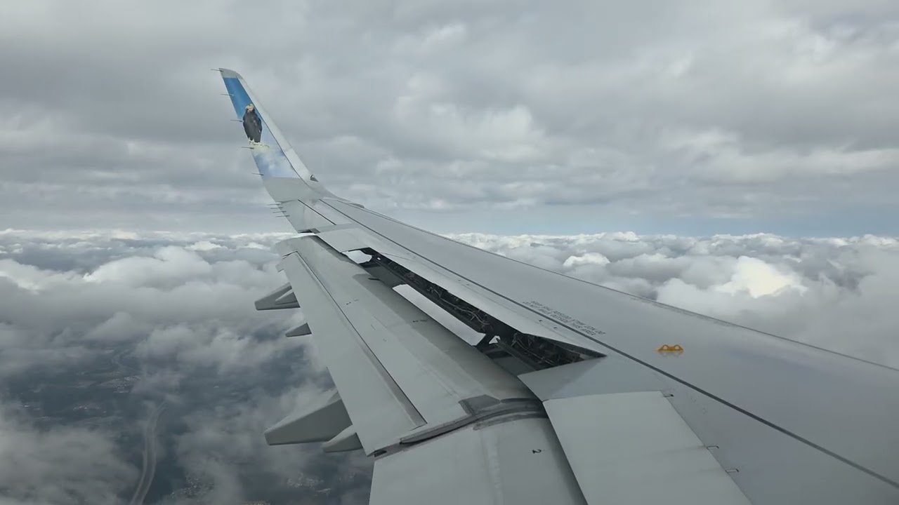 Dallas, Texas to Atlanta, Georgia - Frontier - Landing