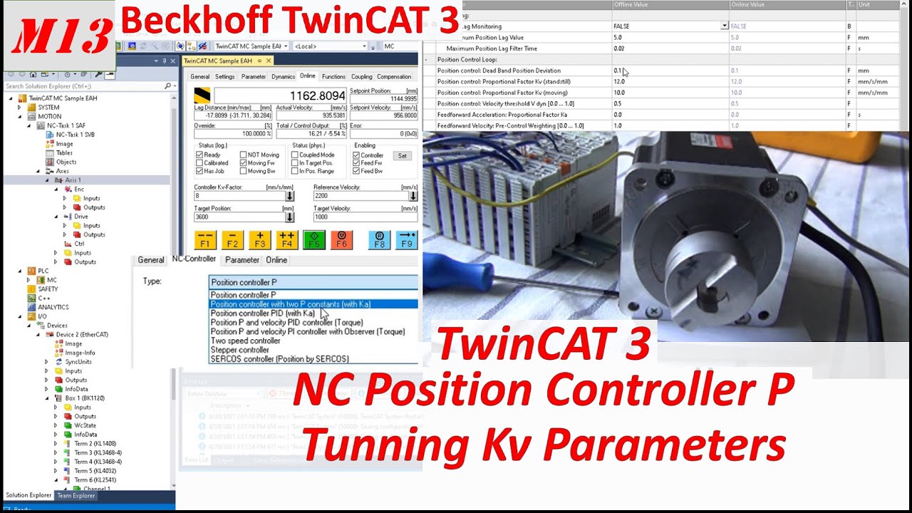 MB13. [TwinCAT 3 NC Stepper] NC Motion Controller - Axis Ctrl Parameters [16/20]
