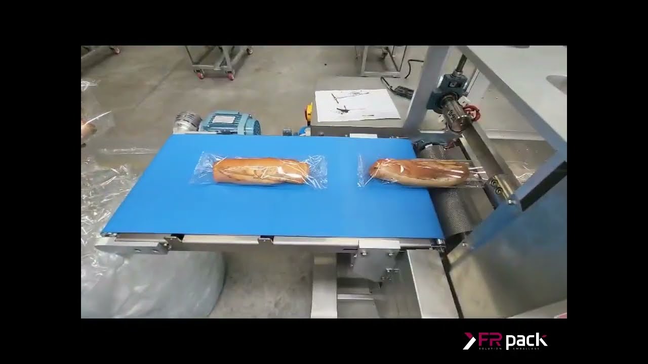 ensacheuse horizontale flowpack automatique pour sandwichs machine d'emballage - conditionnement