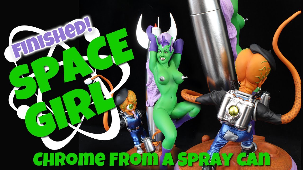 Space Girl - Trying Spaz Stix Mirror Chrome Paint (3 of 3)