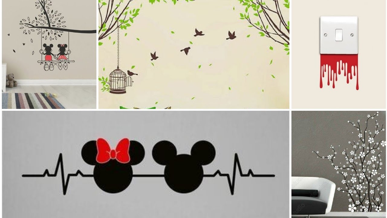 Wall Painting Design Ideas | Wall Art | Wall Decoration Ideas | Easy and Simple Wall Painting