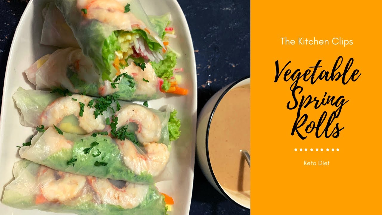 KETO | Low Carb Vegetable Spring Roll