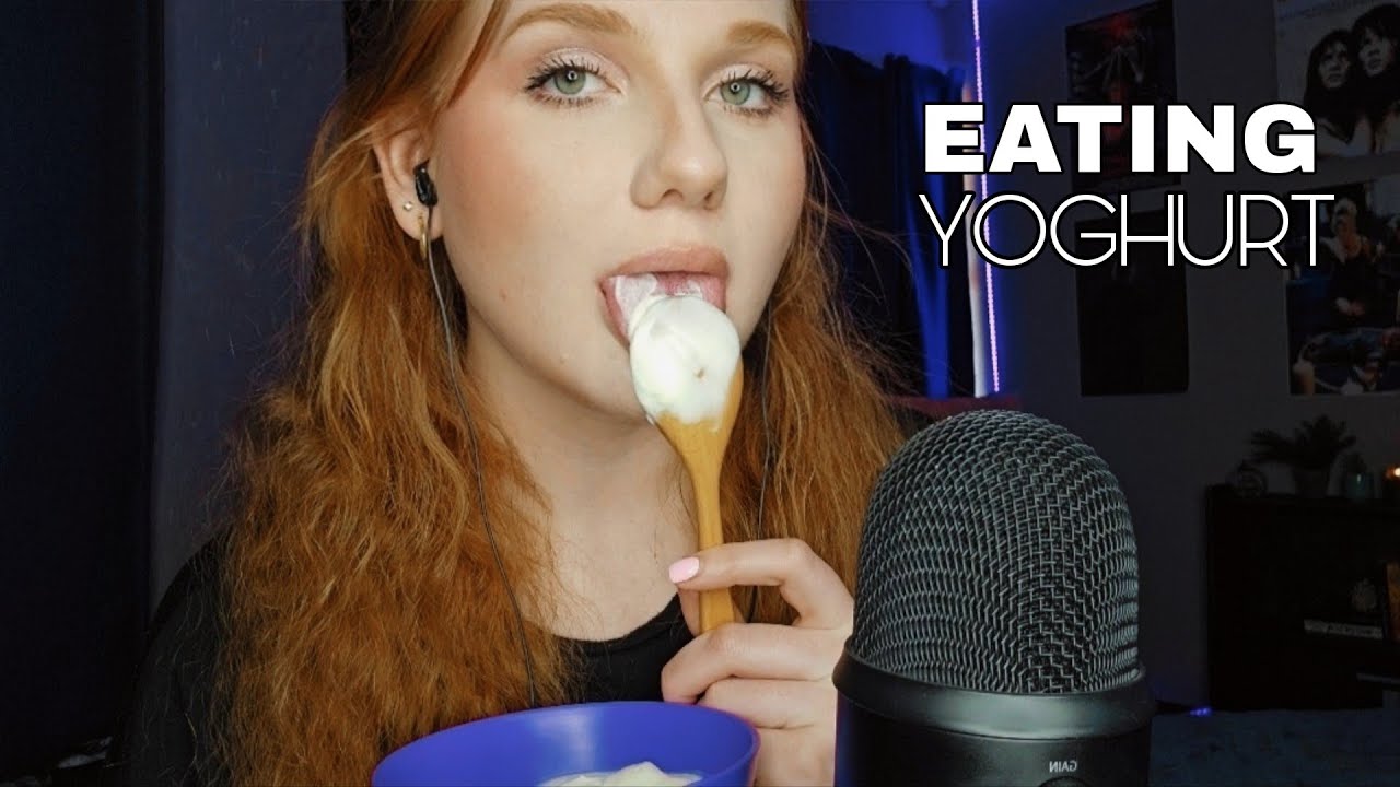 ASMR | Eating Yoghurt 💙