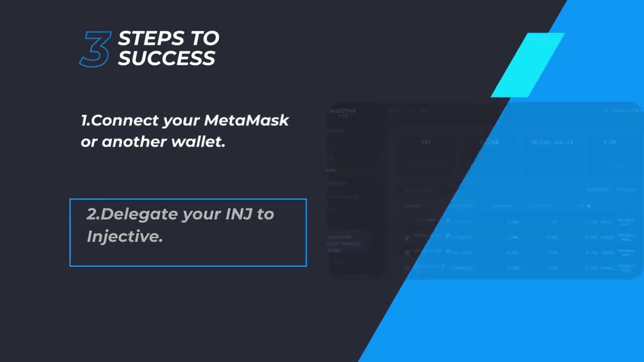 Injective Staking Guide(3 simple steps explained)
