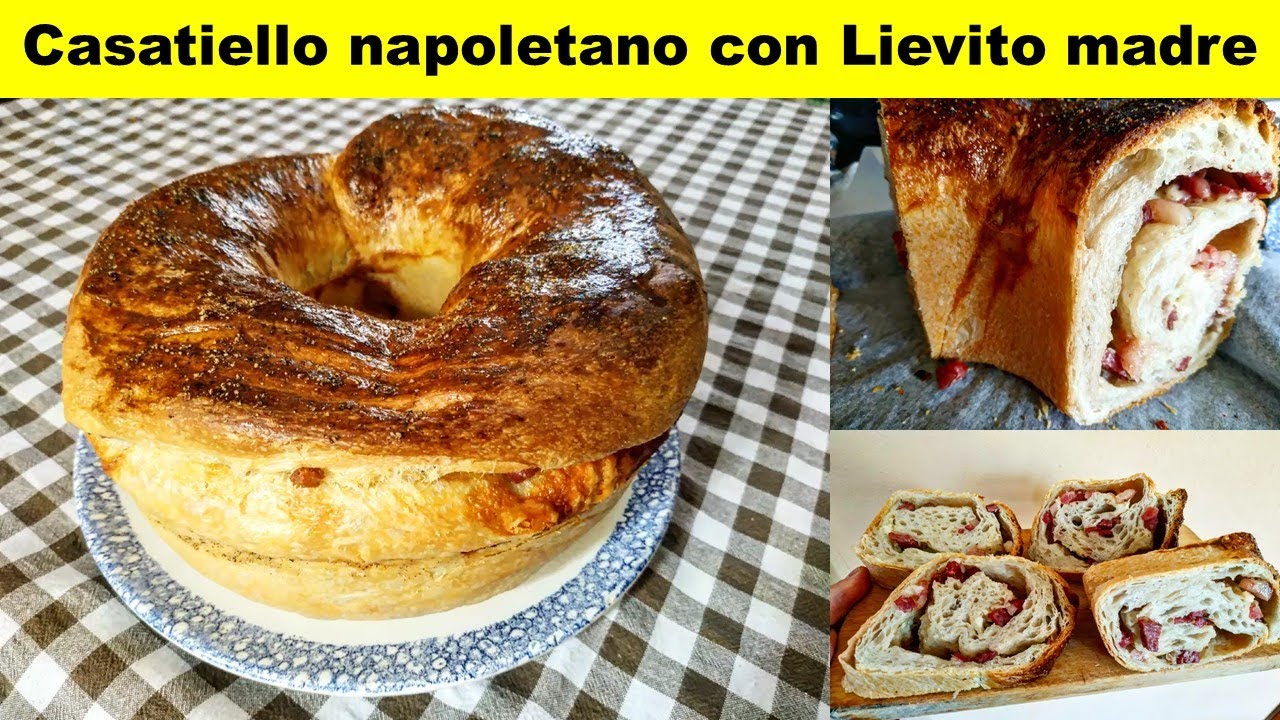 Casatiello napoletano con lievito madre