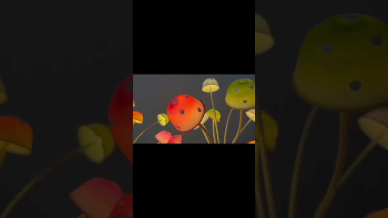 Solar Colored Mushroom Lawn Lights #solarlights #gardenlights #decorlights #holidaylights