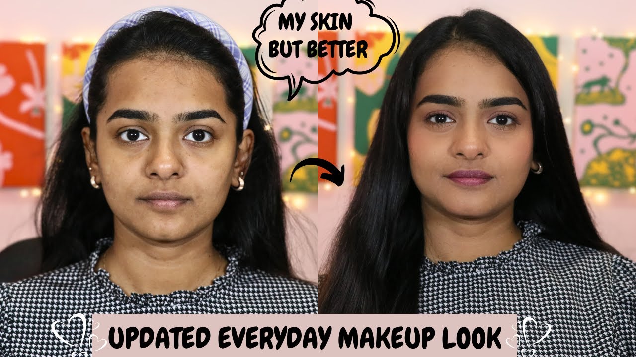 UPDATED EVERYDAY MAKEUP LOOK IN TAMIL| MY SKIN BUT BETTER MAKEUP| SIMPLE MAKEUP| FRESH MAKEUP