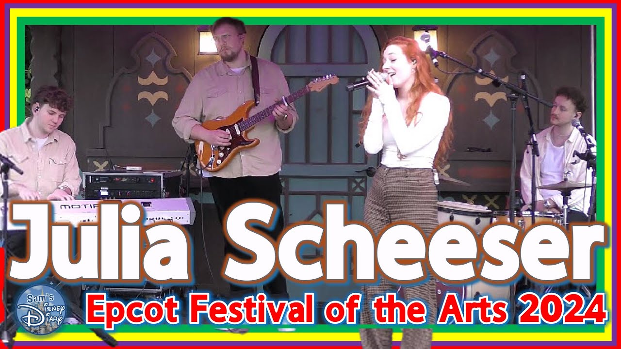 Julia Scheeser Returns to Epcot Festival of the Arts 2024: Don't Miss This Disney Princess in Action
