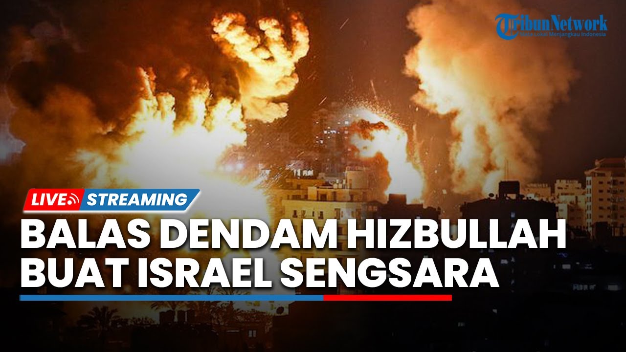 🔴Israel Tewaskan 11 Warga Lebanon, Hizbullah Balas Dendam Tembakkan 2 Rudal di Wilayah ZIonis