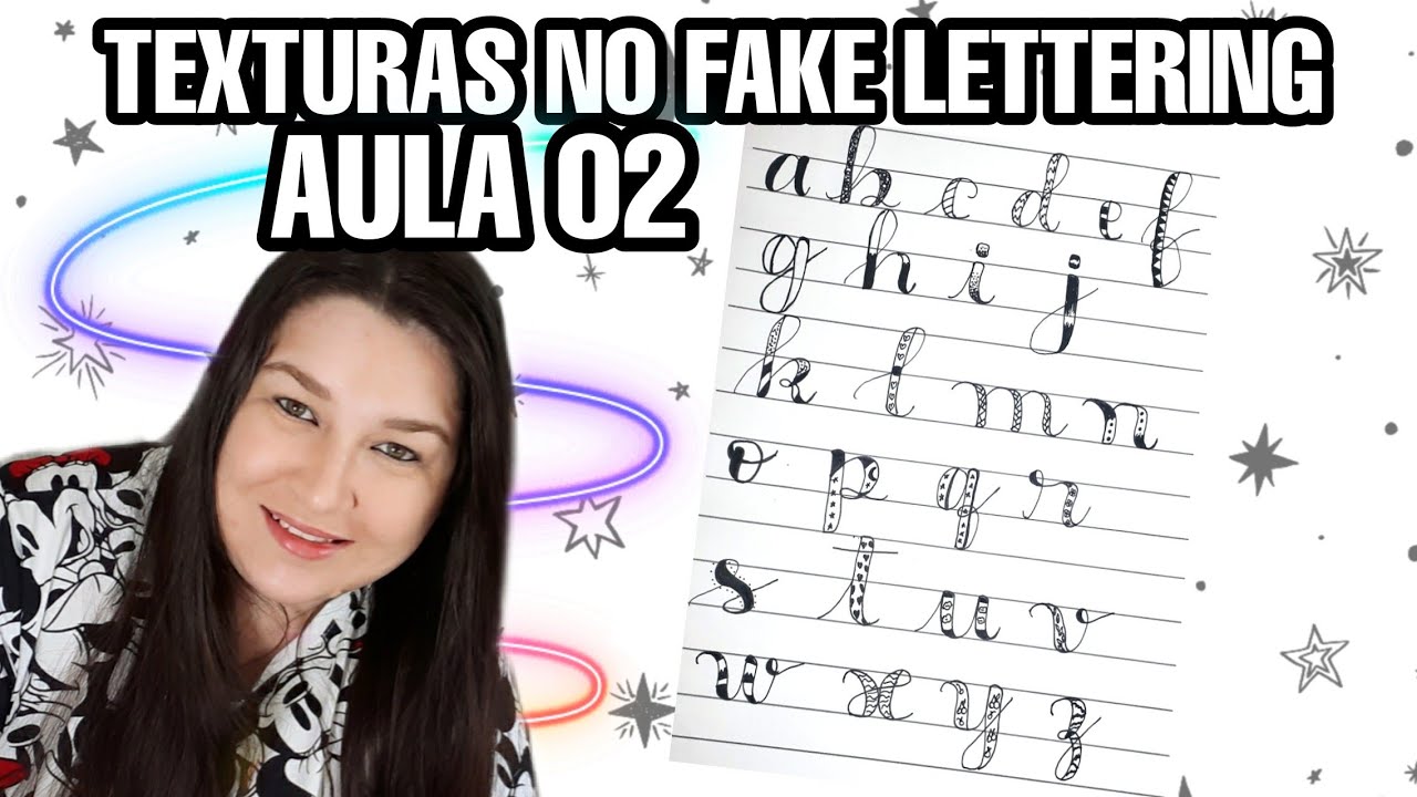 Fake Lettering com texturas | Curso de lettering da Dai - AULA 2
