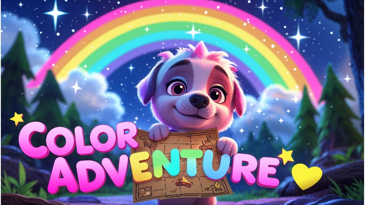 Follow the Colorful Clues with Pepper 🌈 | Learn Red, Blue, Yellow & More