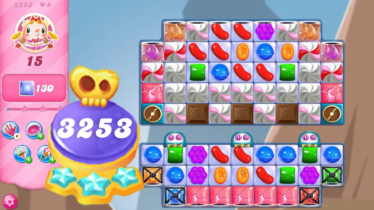 Candy Crush Saga Level 3253 || Hard Level || No Boosters || 3 Sugar Stars 🌟🌟🌟