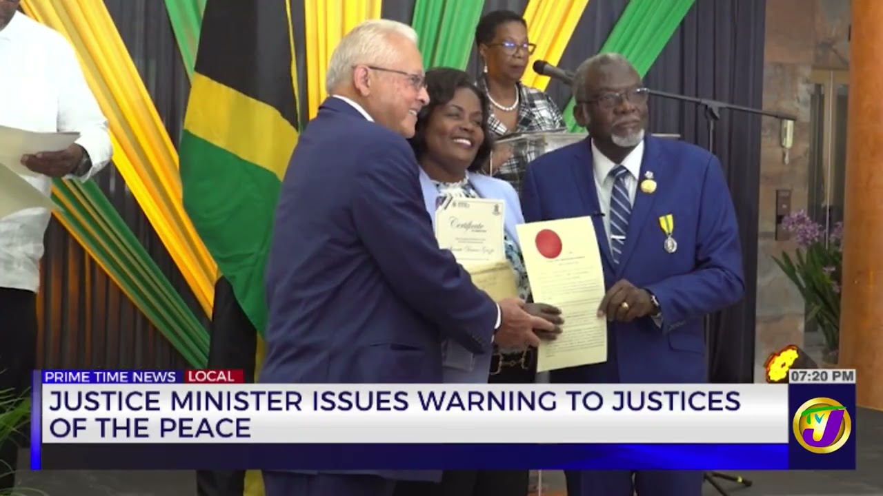 Justice Minister Issues Warning To Justices Of The Peace | TVJ News