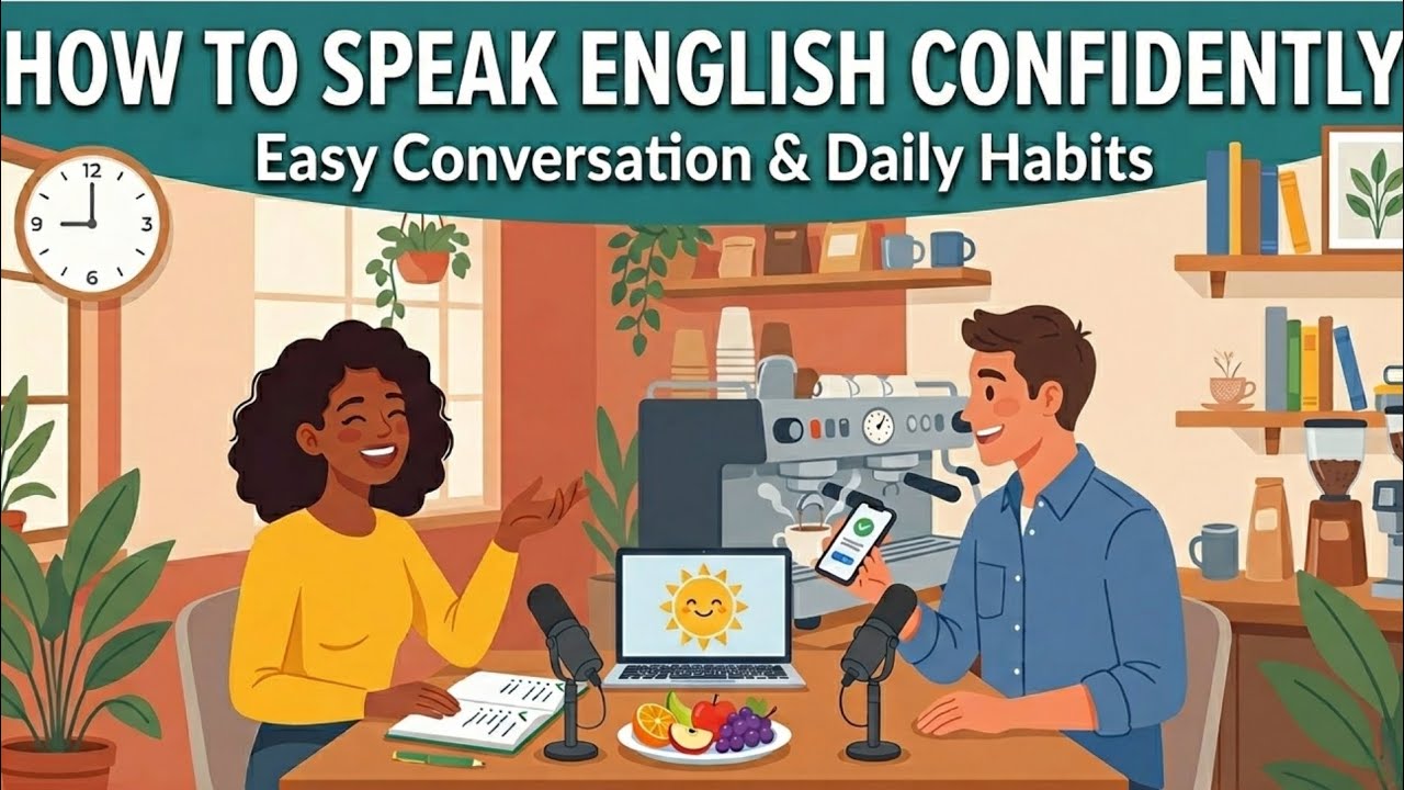 How to Speak English Confidently. Even If You’re Shy. #englishpodcust #englishlearning