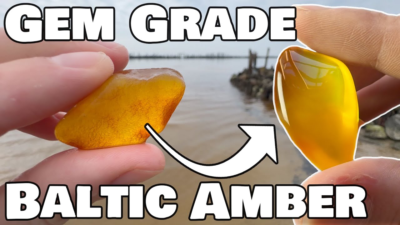 Lets cut and polish my best amber find from the last trip!