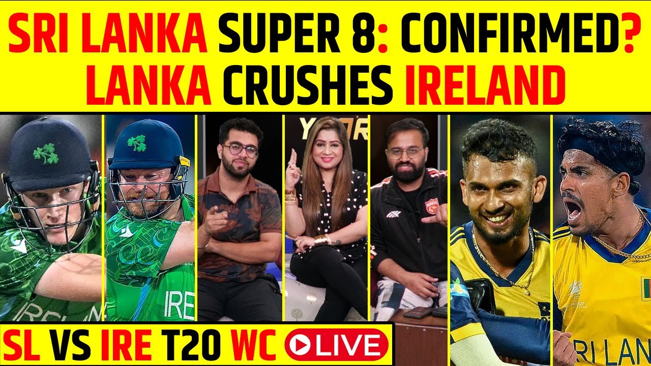🔴SL VS IRE - T20 WORLD CUP 2026 LIVE : SRI LANKA BATTING FLOP, IRELAND KAREGA CHASE? #t20worldcup