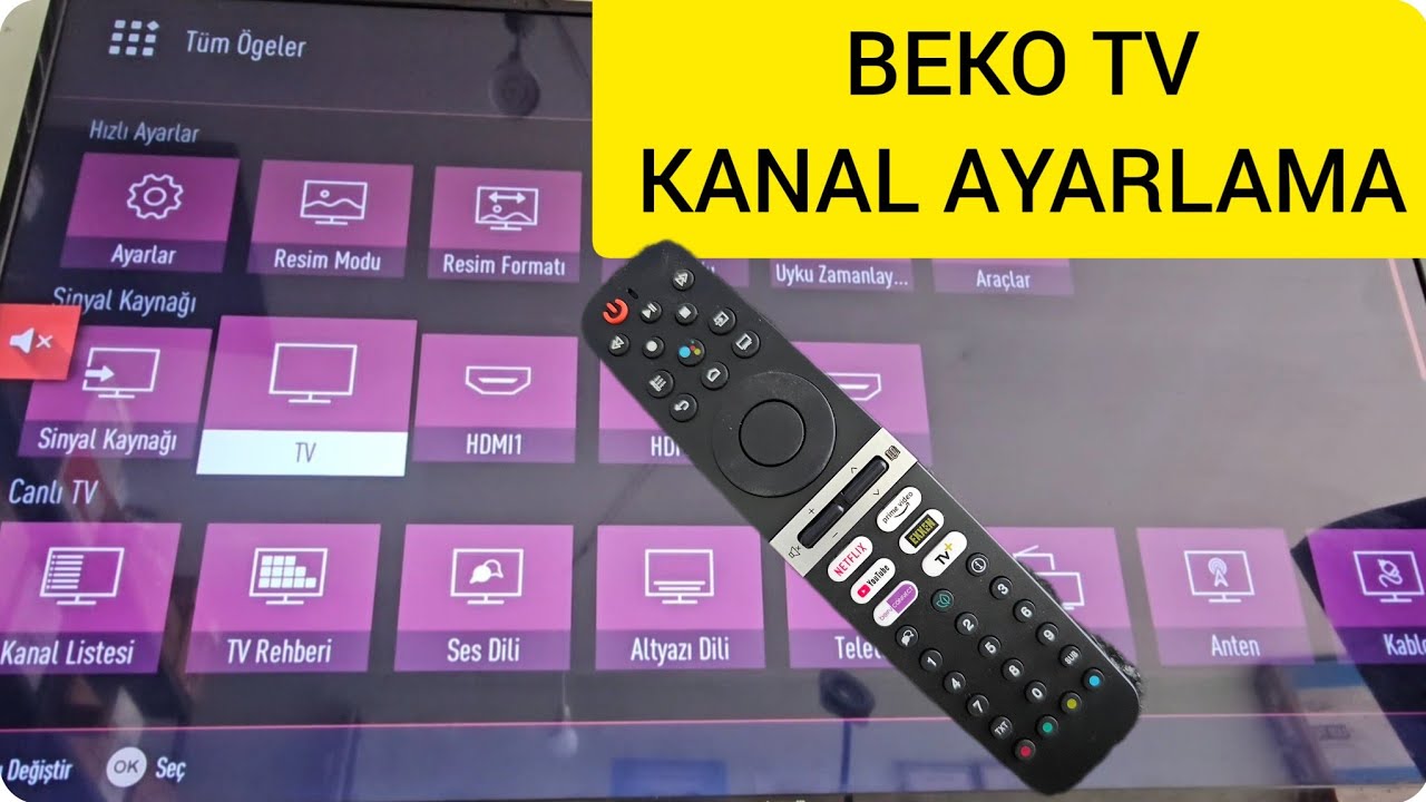 Beko Tv Kanal Ayarlama Nasıl Yapılır