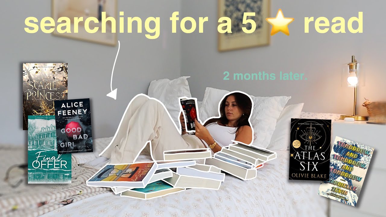 this video ends when i find a 5 ⭐️ read! | spoiler free reading vlog