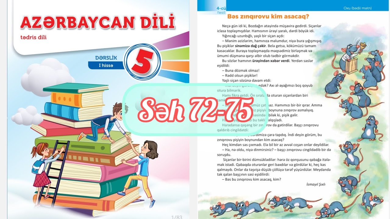 5-ci sinif Azərbaycan dili dərslik səh 72,73,74,75. 1-ci hissə. Lüğətdən istifadə