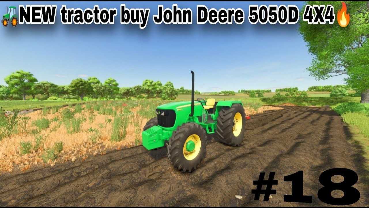 🚜FS25: My NEW Tractor buy ! John Deere 5050D 4x4 ! #18💰