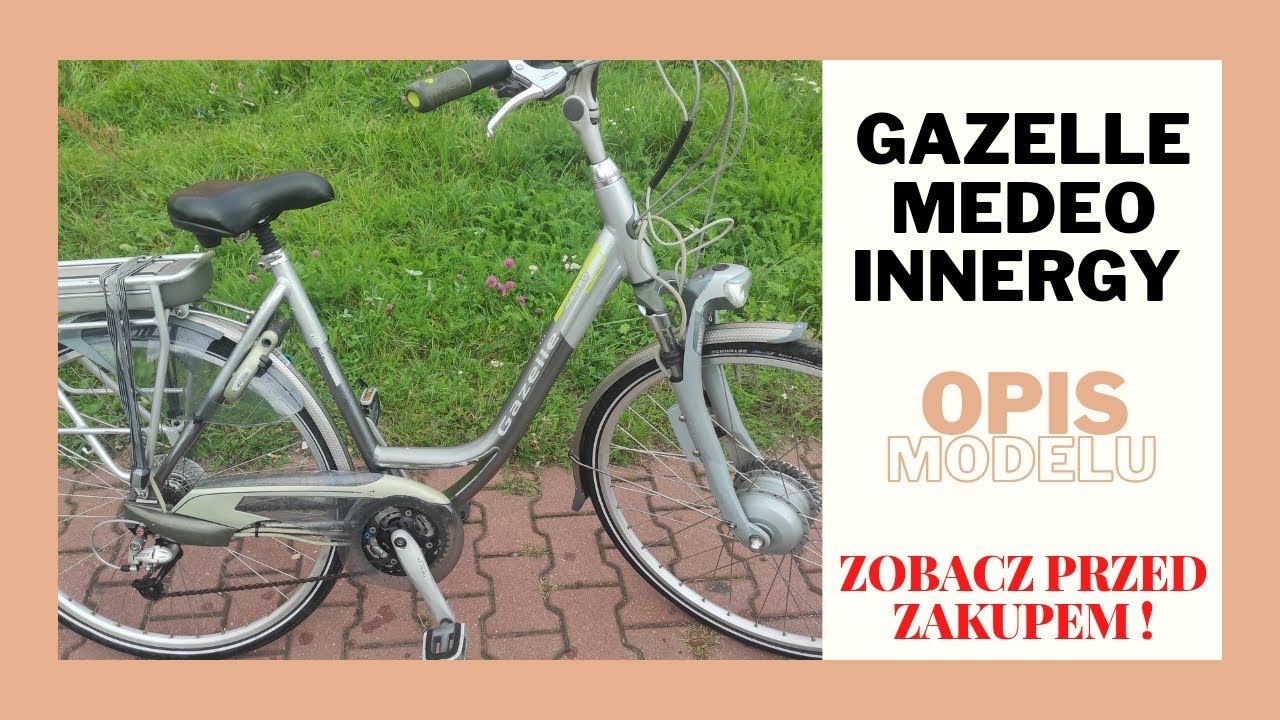 Rower elektryczny GAZELLE MEDEO (ORANGE) z systemem INNERGY / kr&oacute;tki opis, zalety i wady ❗