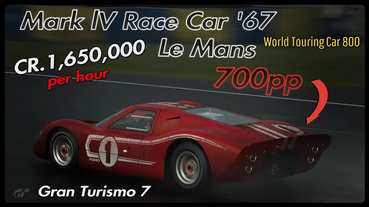GT-7  Mark lV Race Car '67 Le Mans 700pp Build