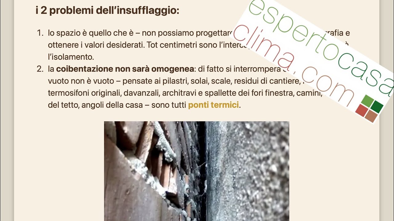 155# Muro isolato con insufflaggio in intercapedine