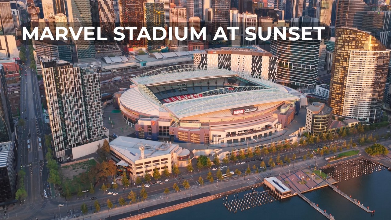 Melbourne at Sunset — Aerial City Calm | Cinematic Drone Film