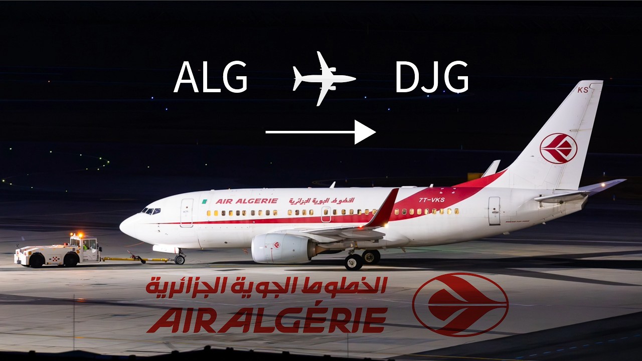 TRIP REPORT | What does a flight from Algiers to Djanet look like (Boeing 737-700) Air Alg&eacute;rie