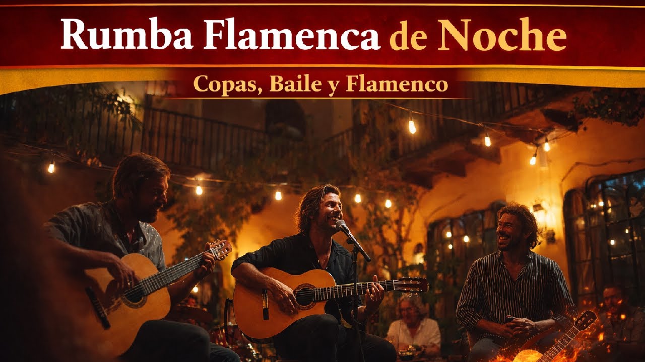 Rumba Flamenca de Noche | Copas, Baile y Flamenco