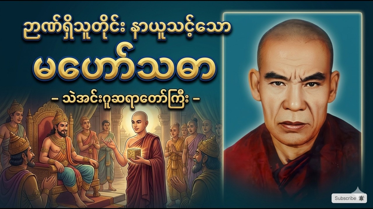 ဘဝသင်ခန်းစာနှင့် ပညာဉာဏ်ပွင့်လင်းစေမည့် မဟော်သဓာတရားတော် (The Great Mahosadha)