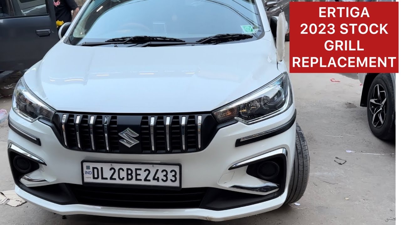Ertiga front grill modified | New Ertiga Grill replacement | Ertiga GTR cross grill #ertigamodified