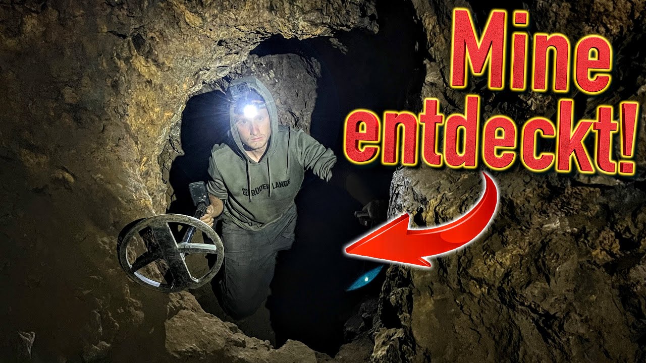 VERLASSENE MINE ENTDECKT an 400 JAHRE ALTEN WASSERM&Uuml;HLEN!! (Schatzsuche mit Metalldetektor)