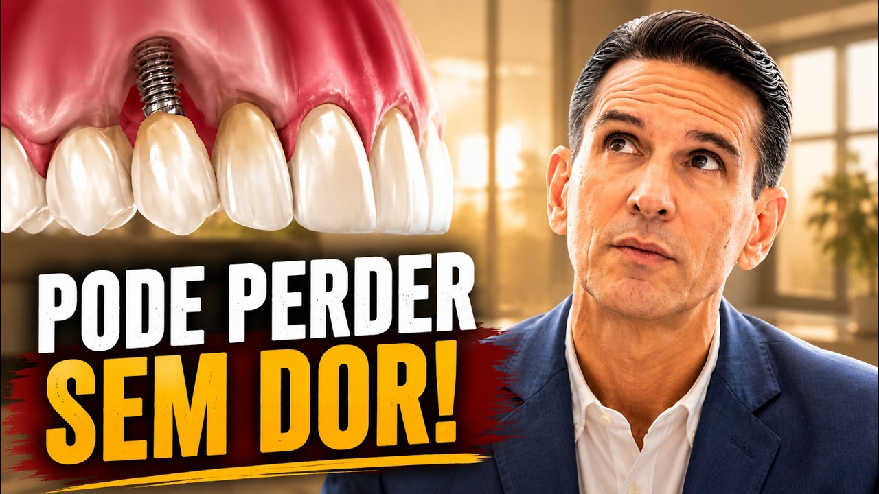 Você pode perder o implante sem sentir dor. Peri-implantite!