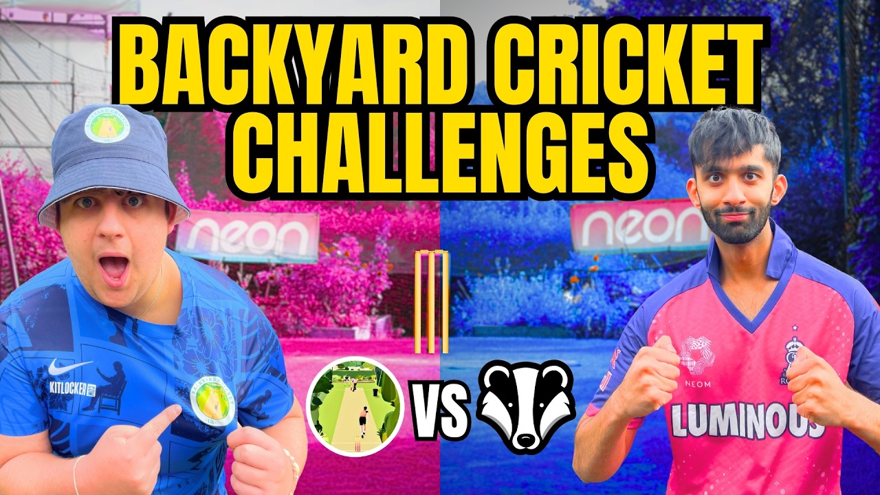 BACKYARD CRICKET CHALLENGES...