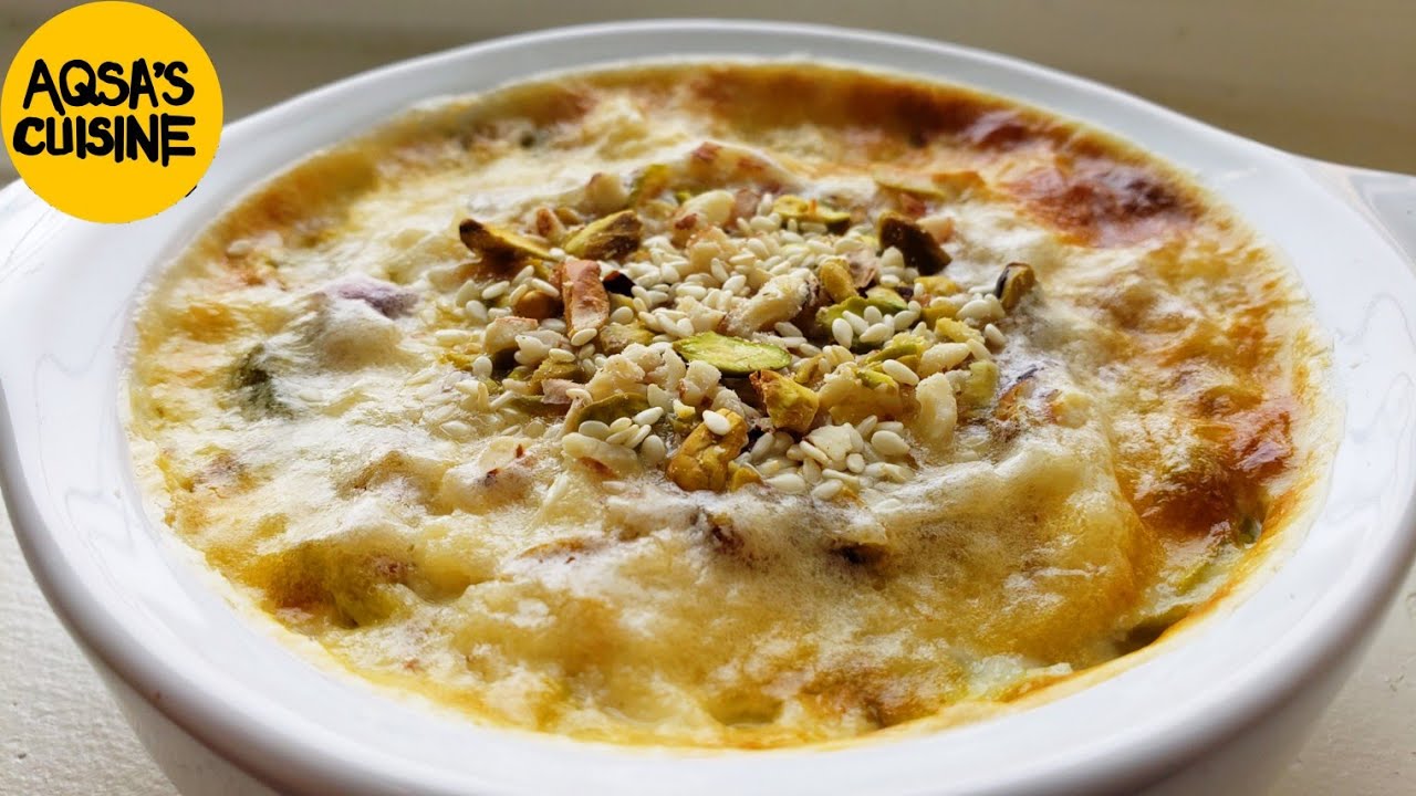 UMM ALI (أم علي) (Egyptian dessert/bread pudding) RECIPE || EID SPECIAL || by Aqsa's Cuisine