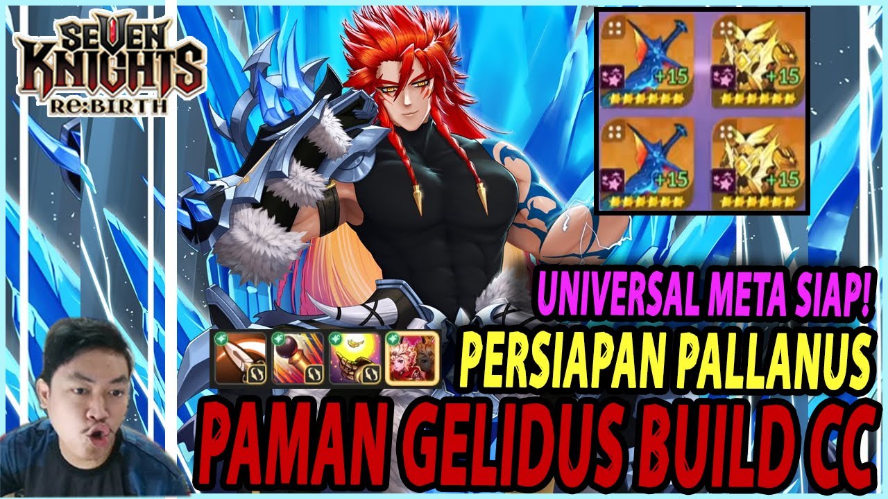 🔥🔥PAMAN GELIDUS FREEZING BUILD DESTROY PVP! RUDY OUT META DIGANTIKAN ELYSIA - SEVEN KNIGHTS RE:BIRTH