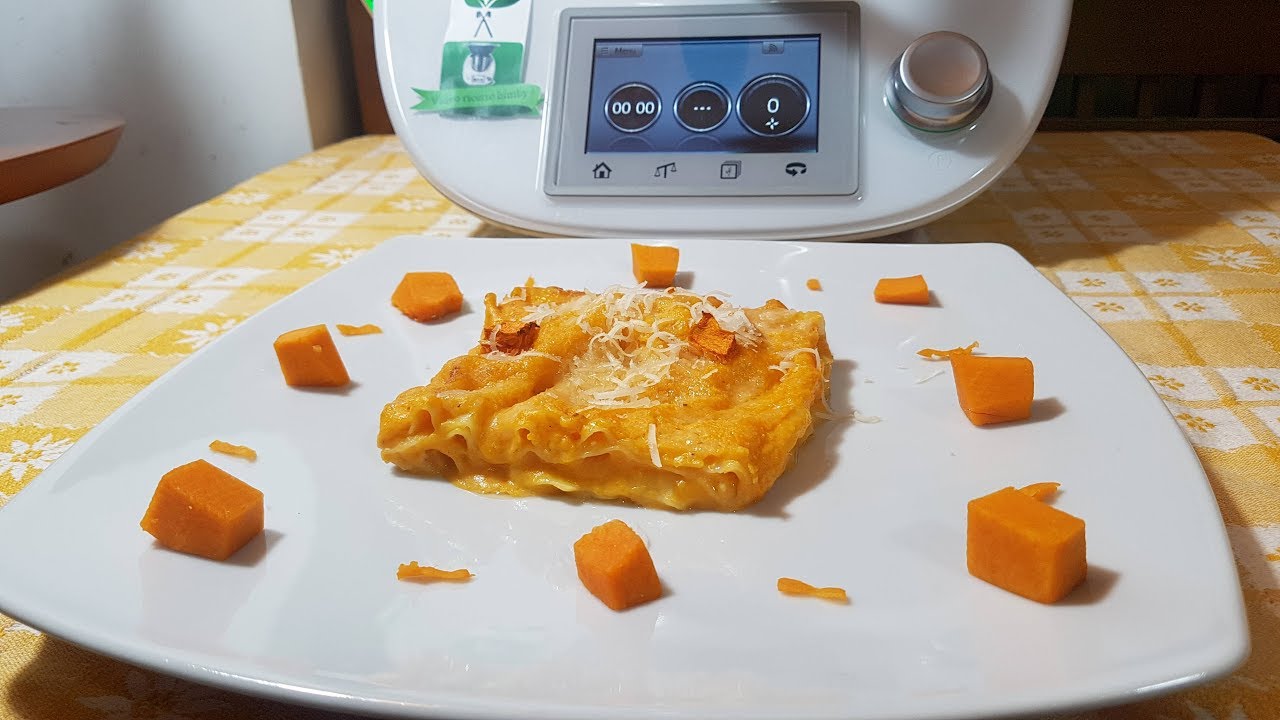Lasagne alla zucca rossa per bimby TM6 TM5 TM31