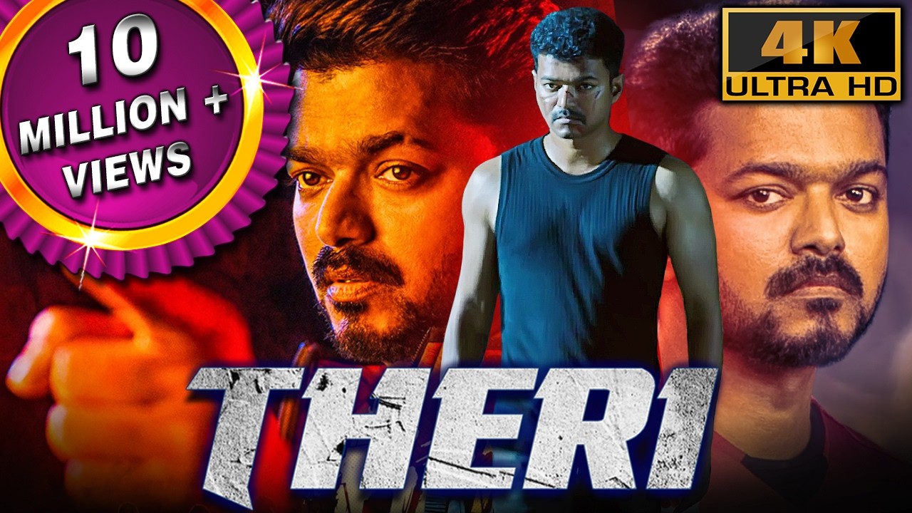 Theri (4K) - Thalapathy Vijay Blockbuster Action Thriller Movie| Samantha, Amy Jackson, Baby Nainika