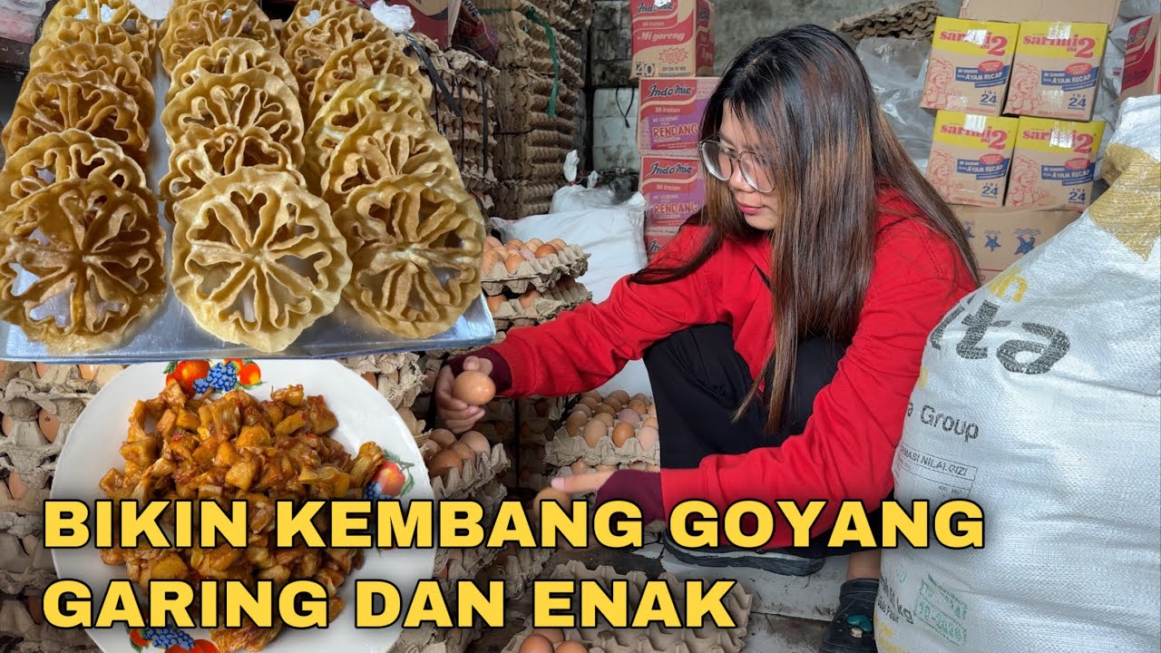 BIKIN KEMBANG GOYANG DAN MASAK MANDAI, KULIT CEMPEDAK