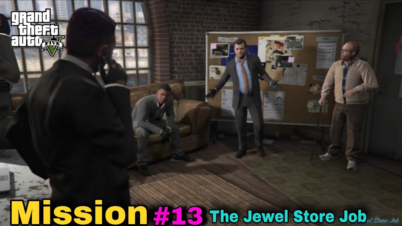 My First Robbery in GTA 5! 💎 करोड़ों के हीरे लूट लिए 😱 #13 #Prabhakarplays #gta5 #gaming 